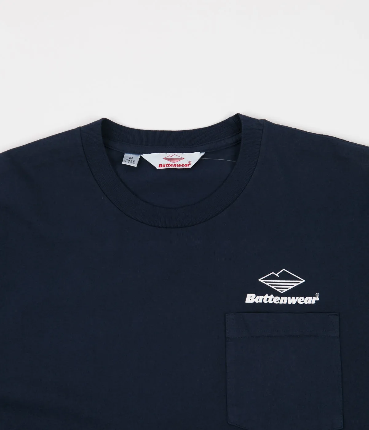 Battenwear Team Pocket T-Shirt - Navy