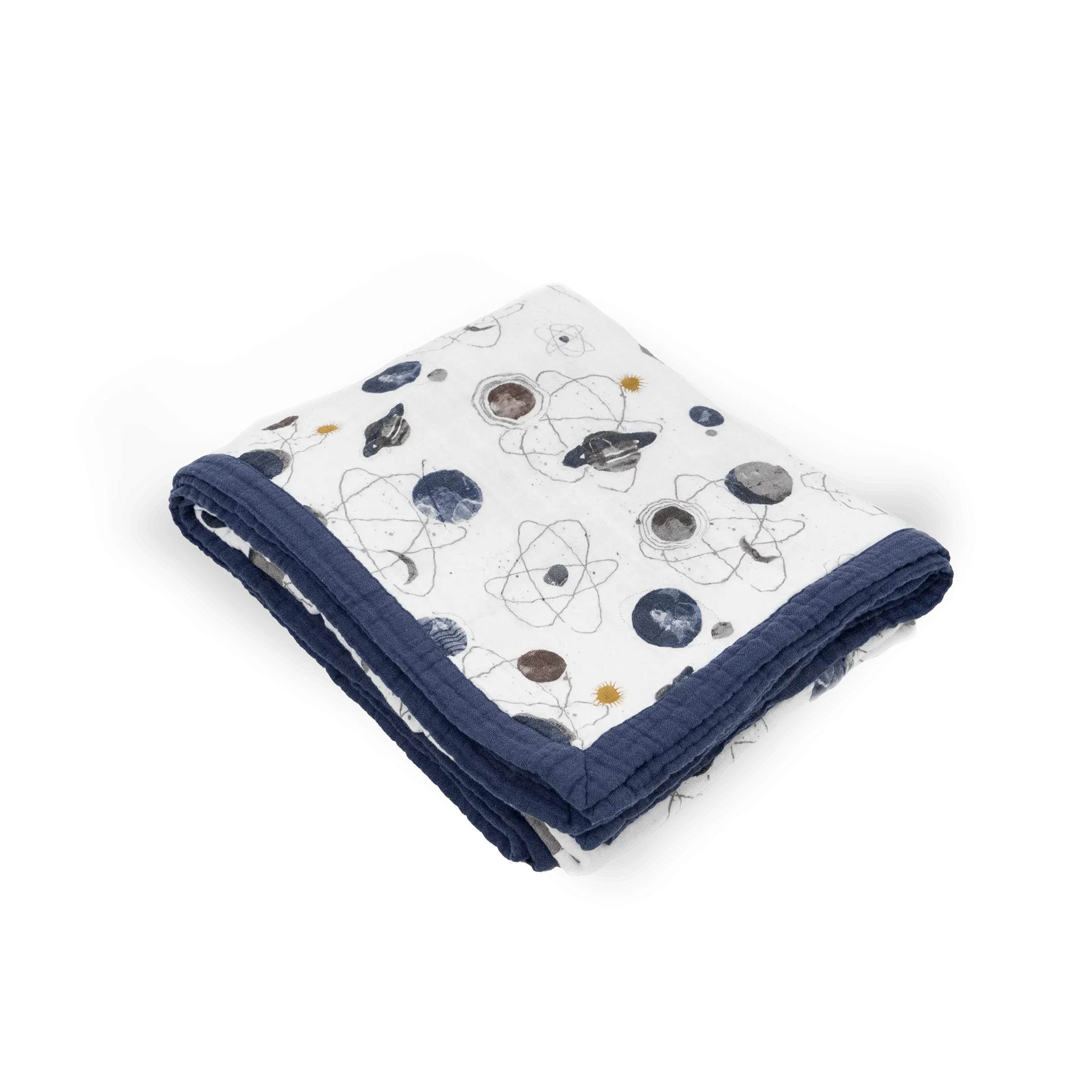 Big Kid Cotton Muslin Quilt - Planetary