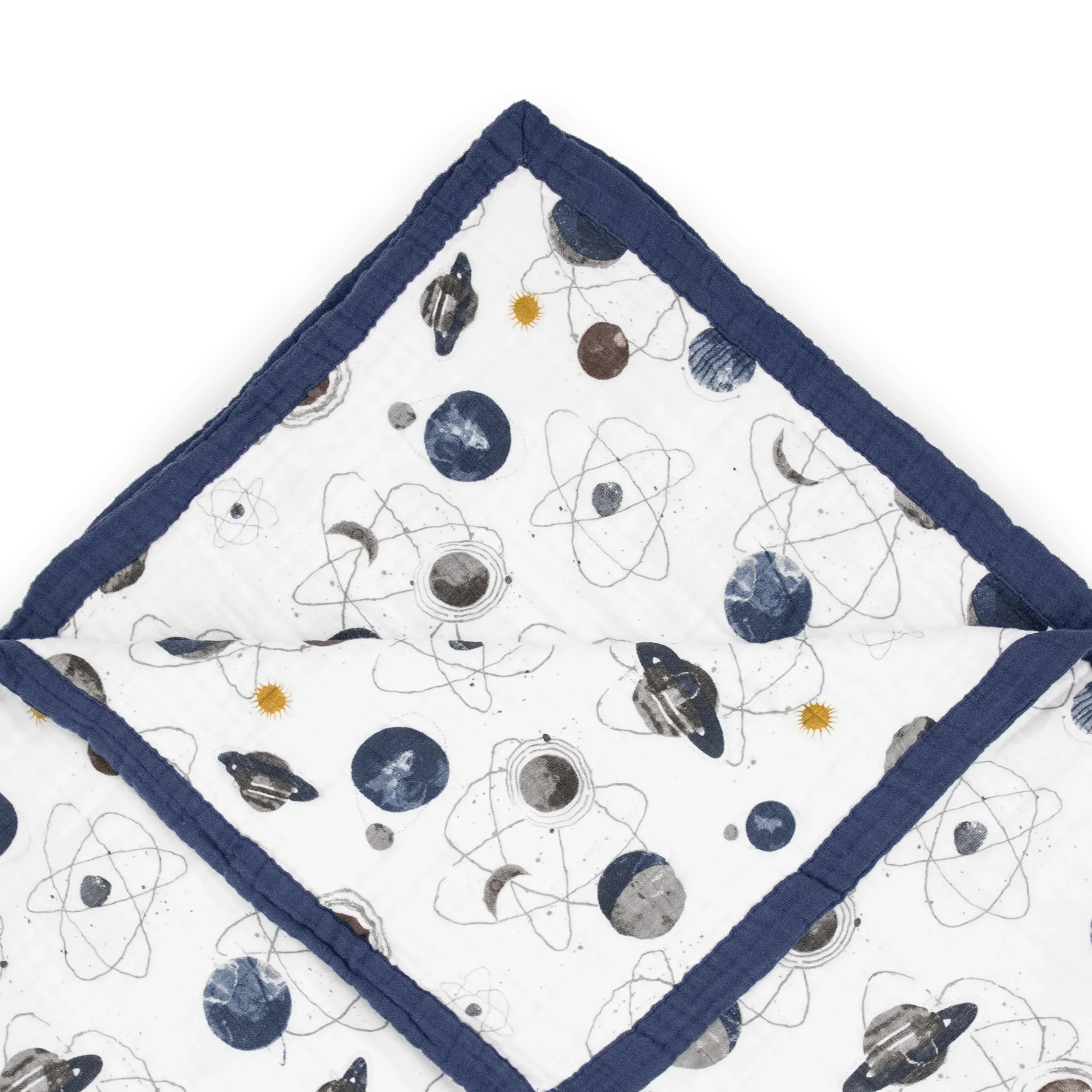 Big Kid Cotton Muslin Quilt - Planetary