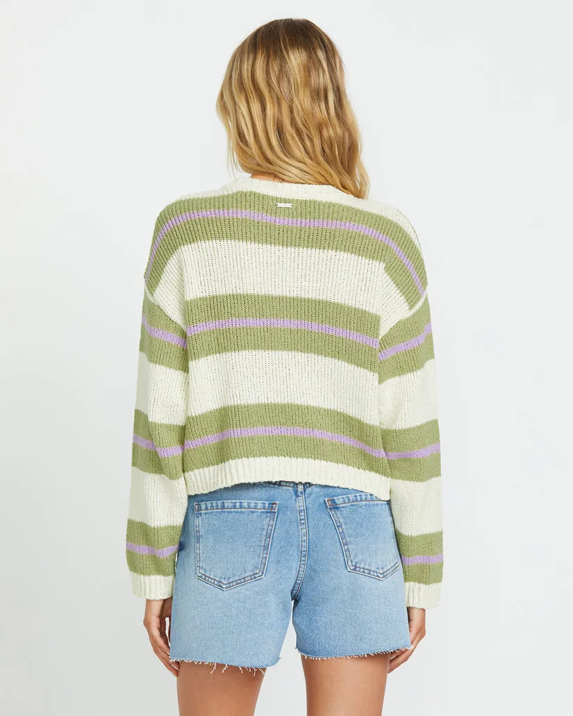 Billabong Make It Waves Sweater - AVOCADO