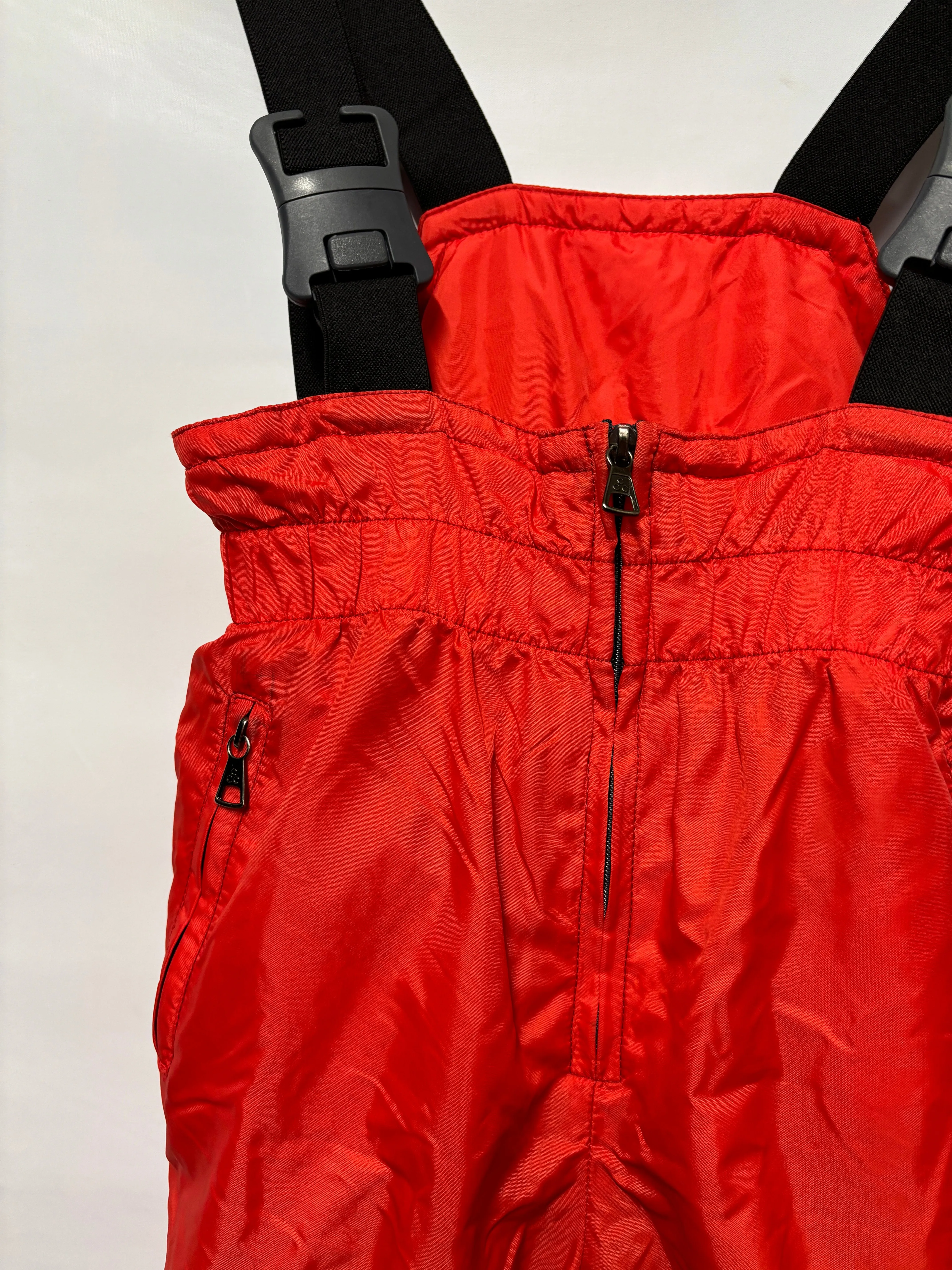 Biting Red Insulated Ski Salopettes 8