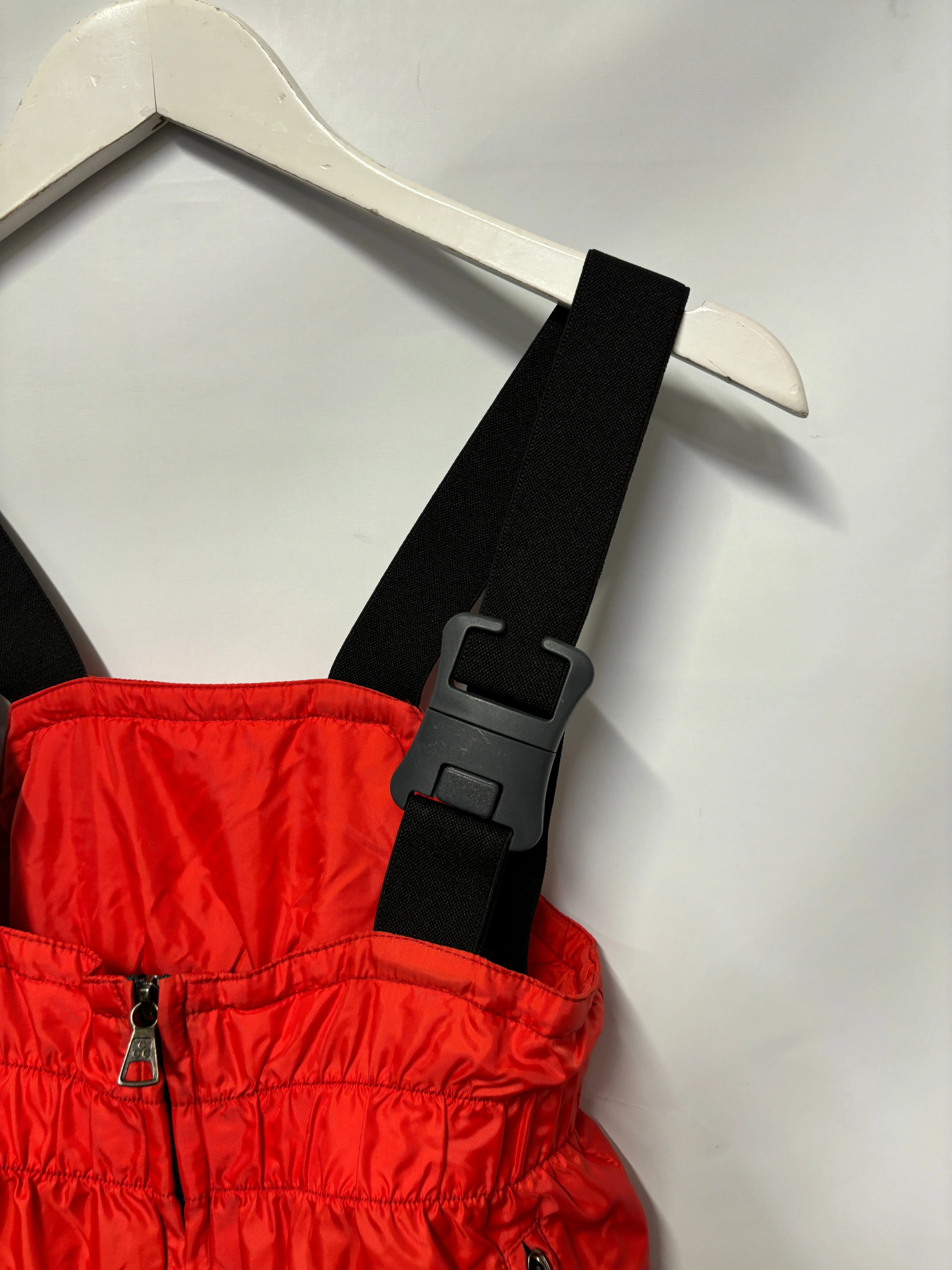 Biting Red Insulated Ski Salopettes 8