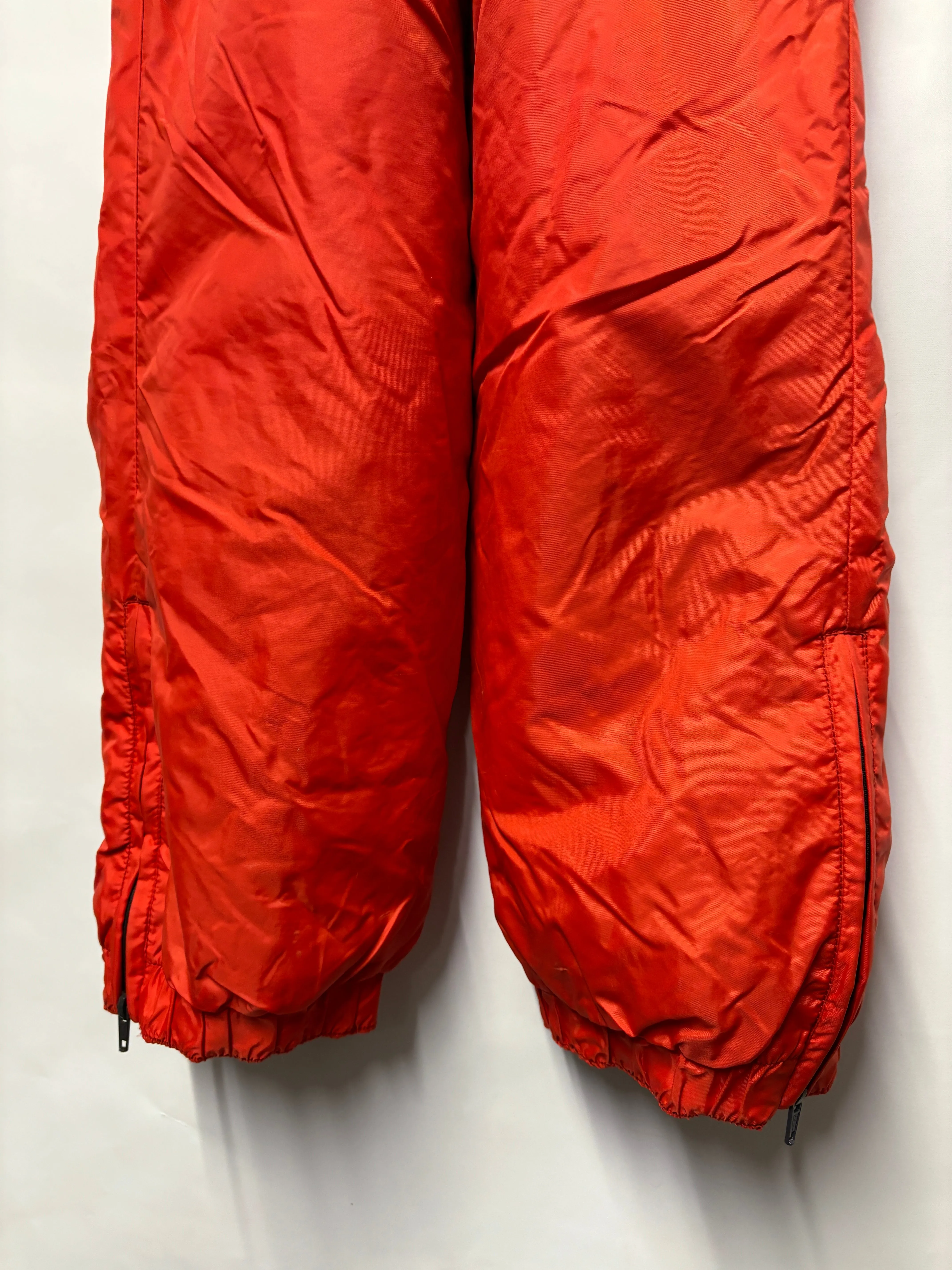 Biting Red Insulated Ski Salopettes 8