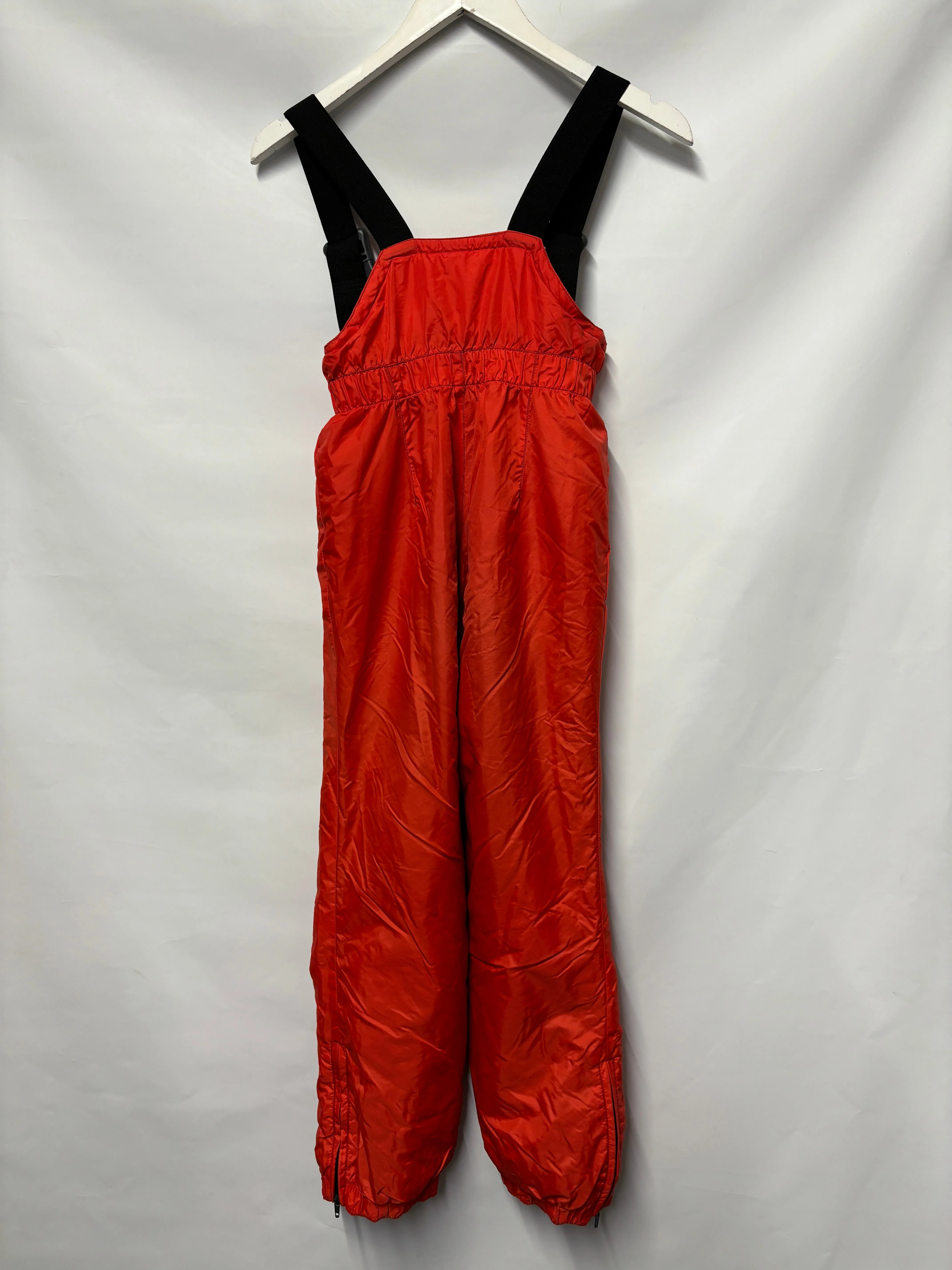 Biting Red Insulated Ski Salopettes 8