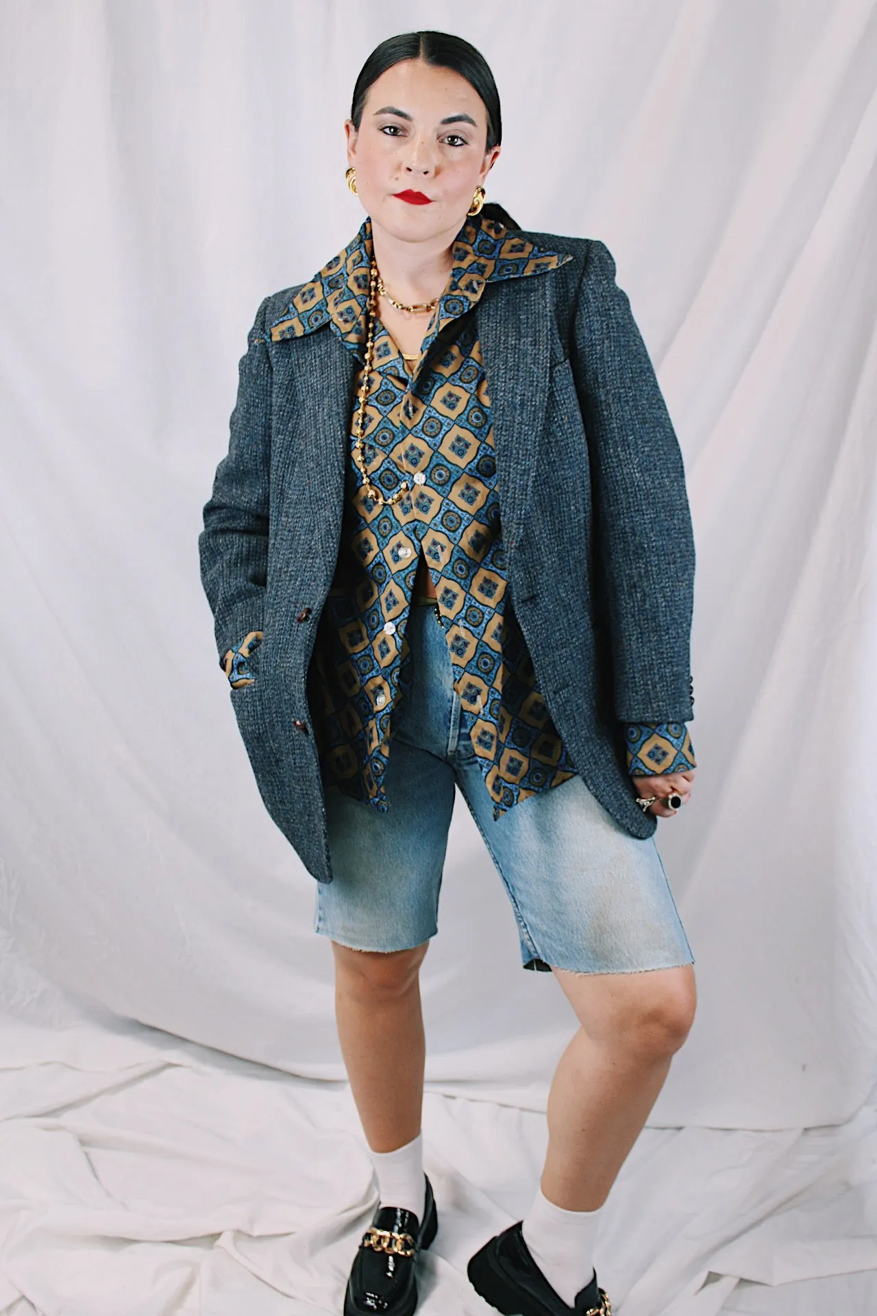 Blue Wool Blazer