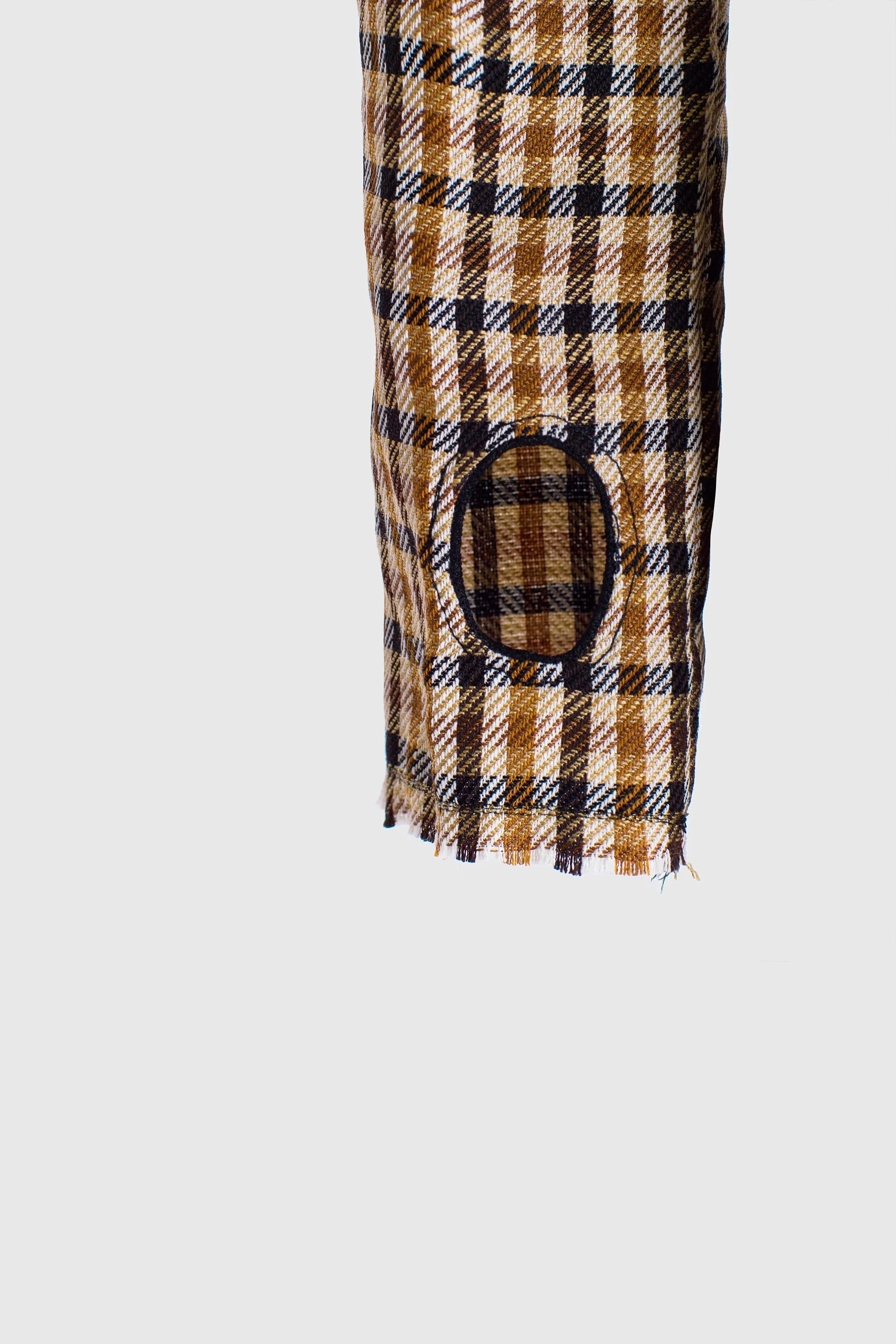 Checked Bolero Top