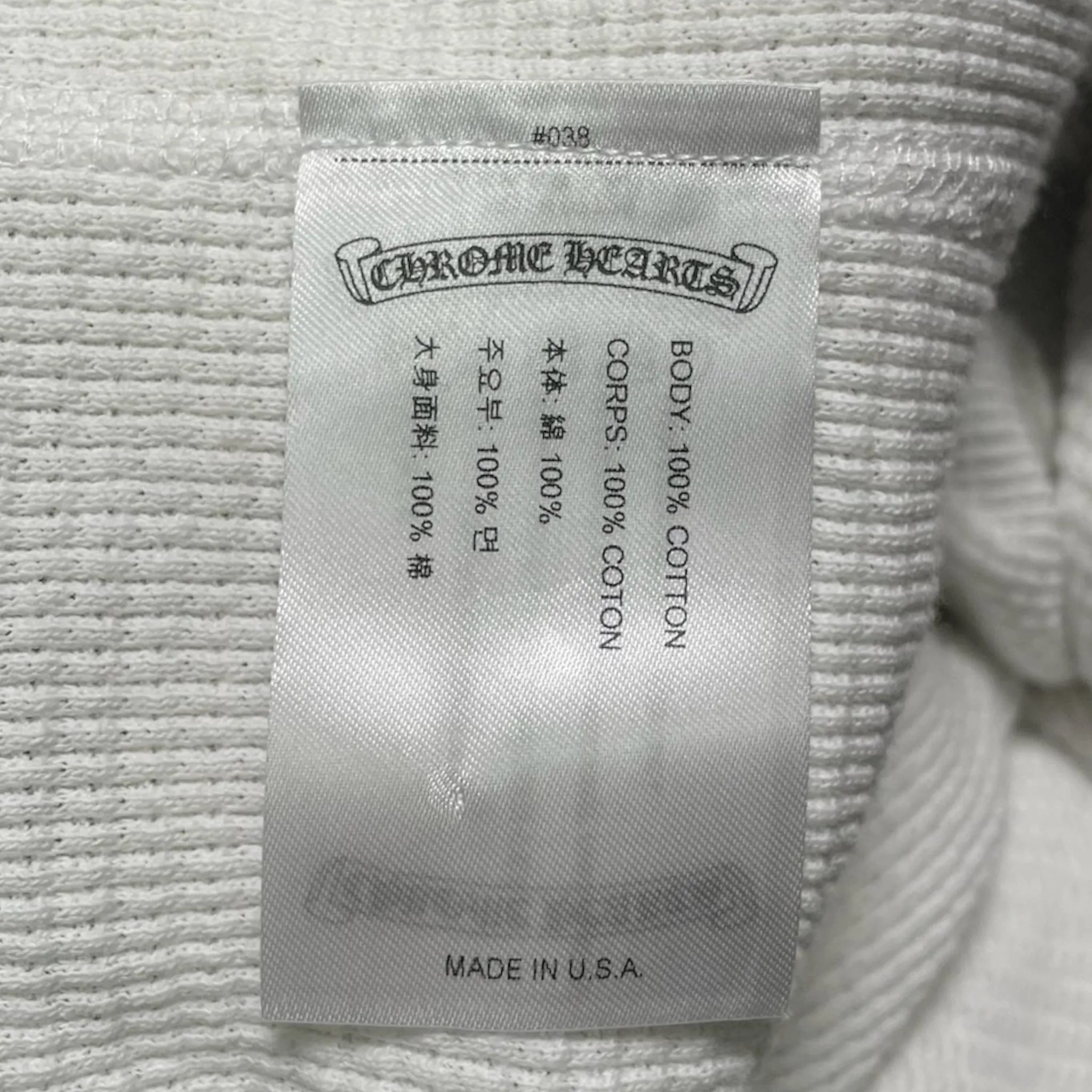 Chrome Hearts Matty Boy Caution Thermal Lined Zip Up Hooded Sweatshirt Camo