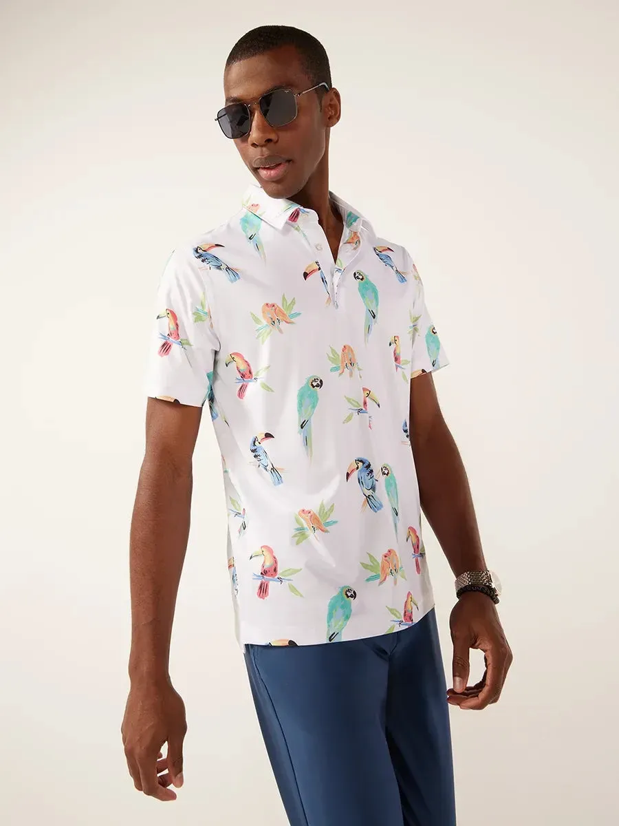 Chubbies The Dude Where's Macaw Polo 2.0
