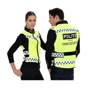 Equisafety POLITE Think Scooter Hi Vis Waistcoat YELLOW