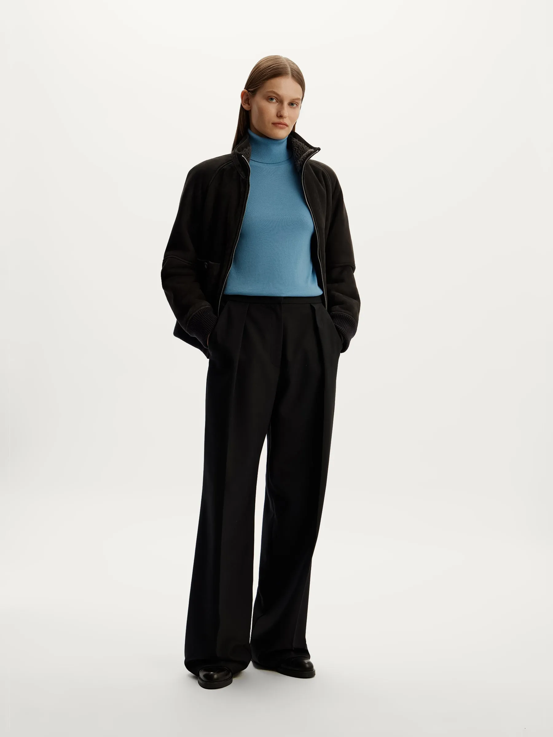 Fine merino turtleneck