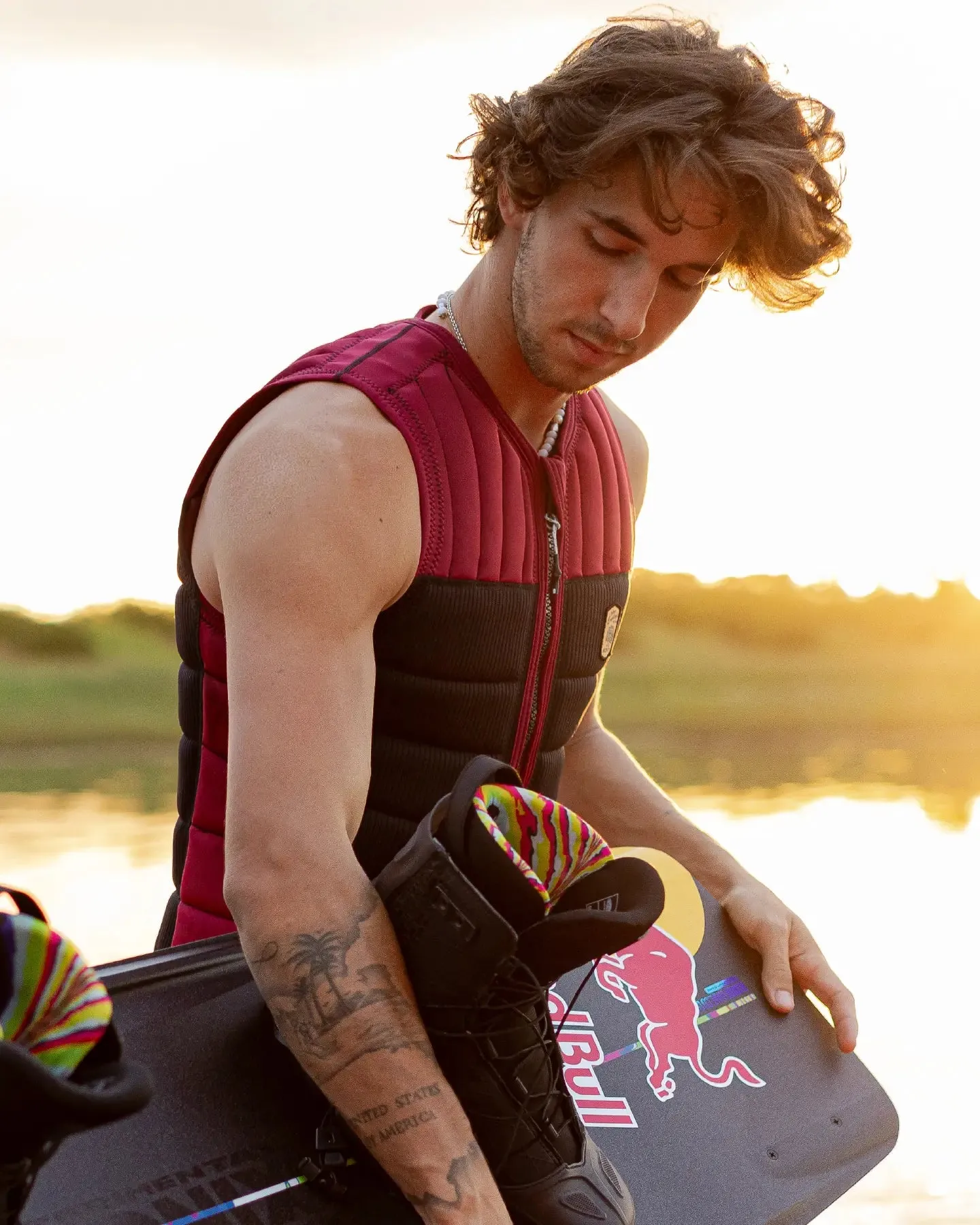 Follow Employee of the Month Impact Vest - Black/Maroon