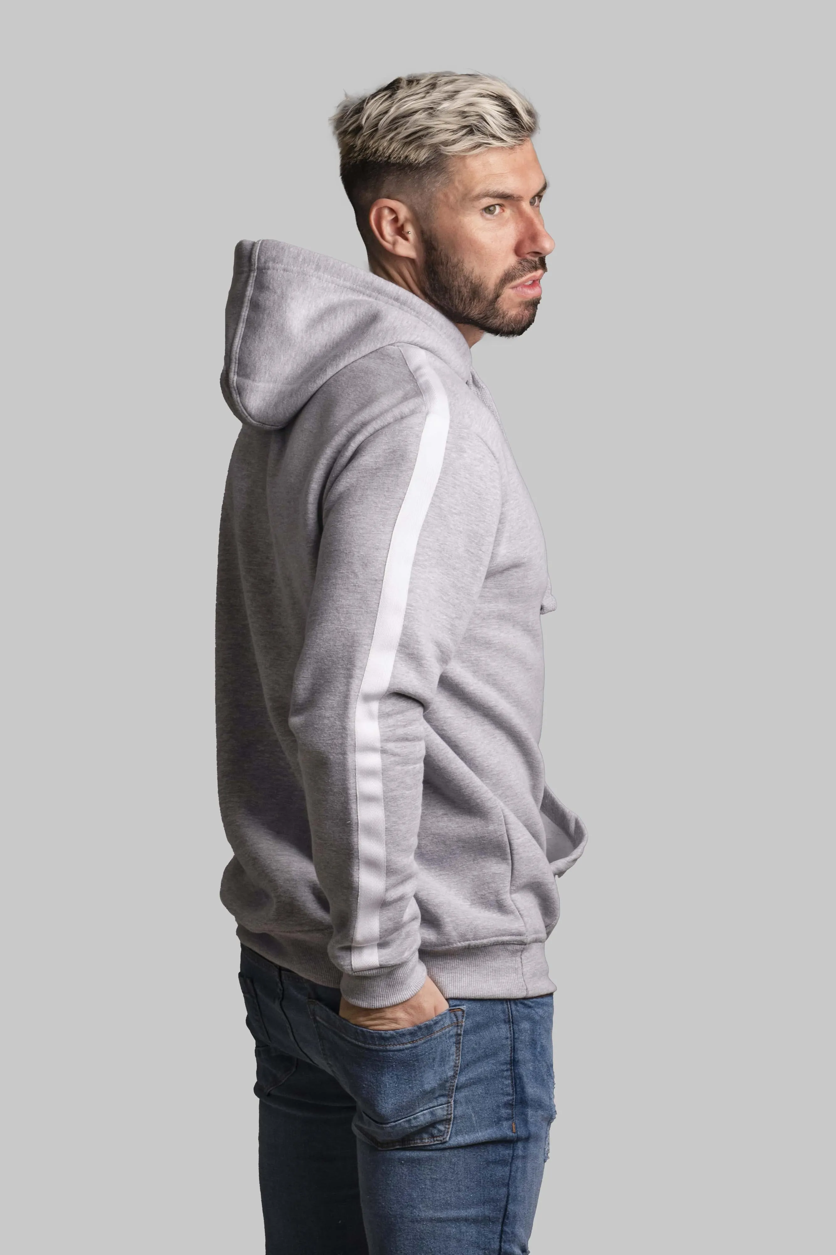 HOUS OF MOB Grey Hoodie EST 2020