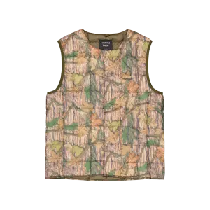 Inner Down Vest Leaf Camo