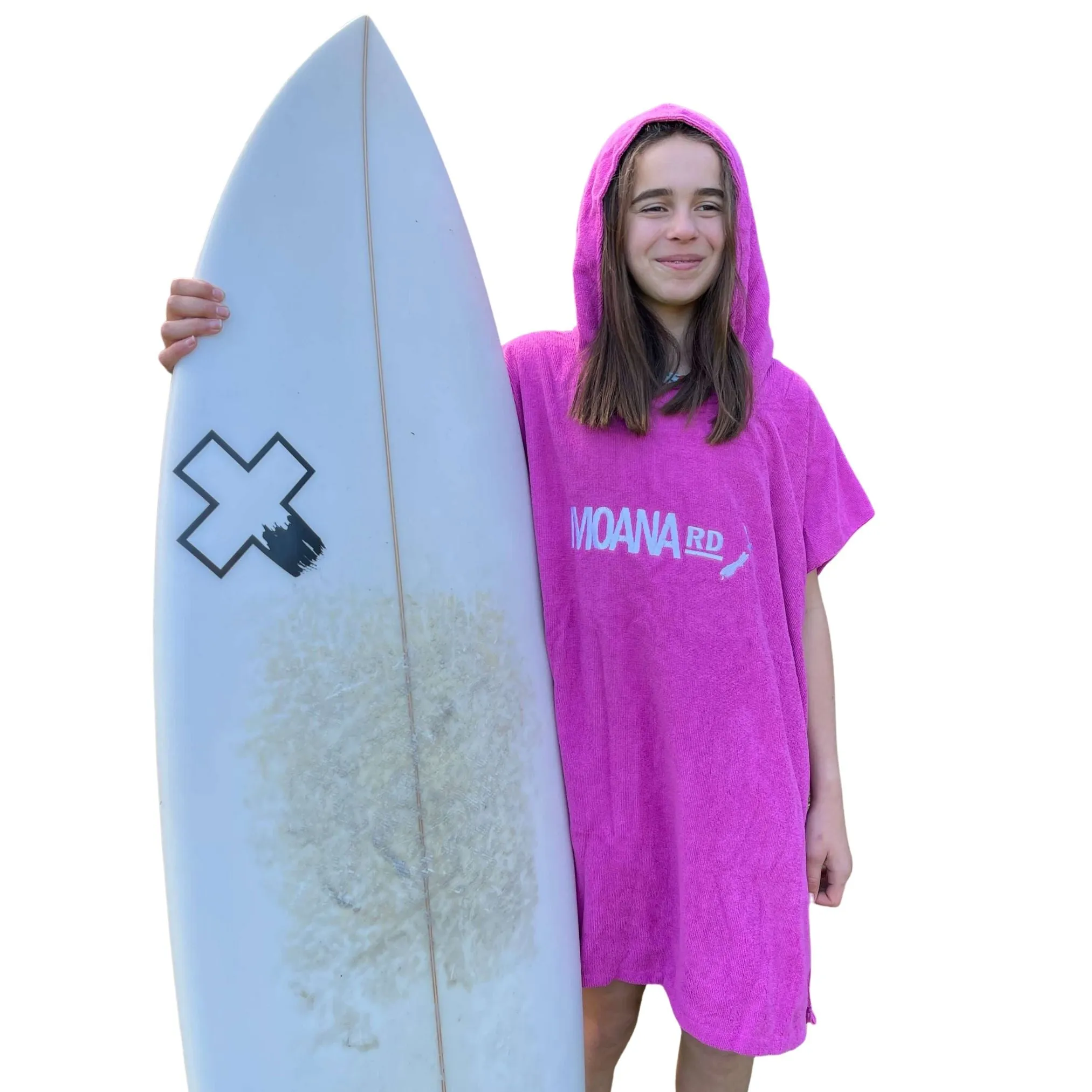 Moana Rd Towel Hoodie - Pink