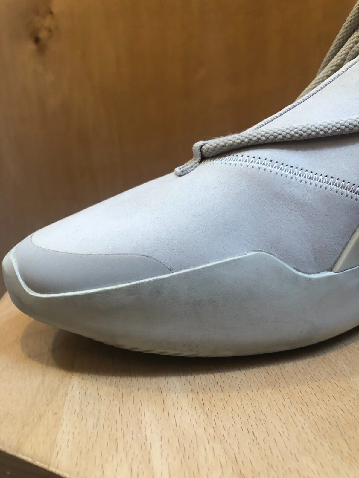 NIKE Fear Of God Air 1 Mens Sail Light Bone Leather Lot High Top Sneaker 13