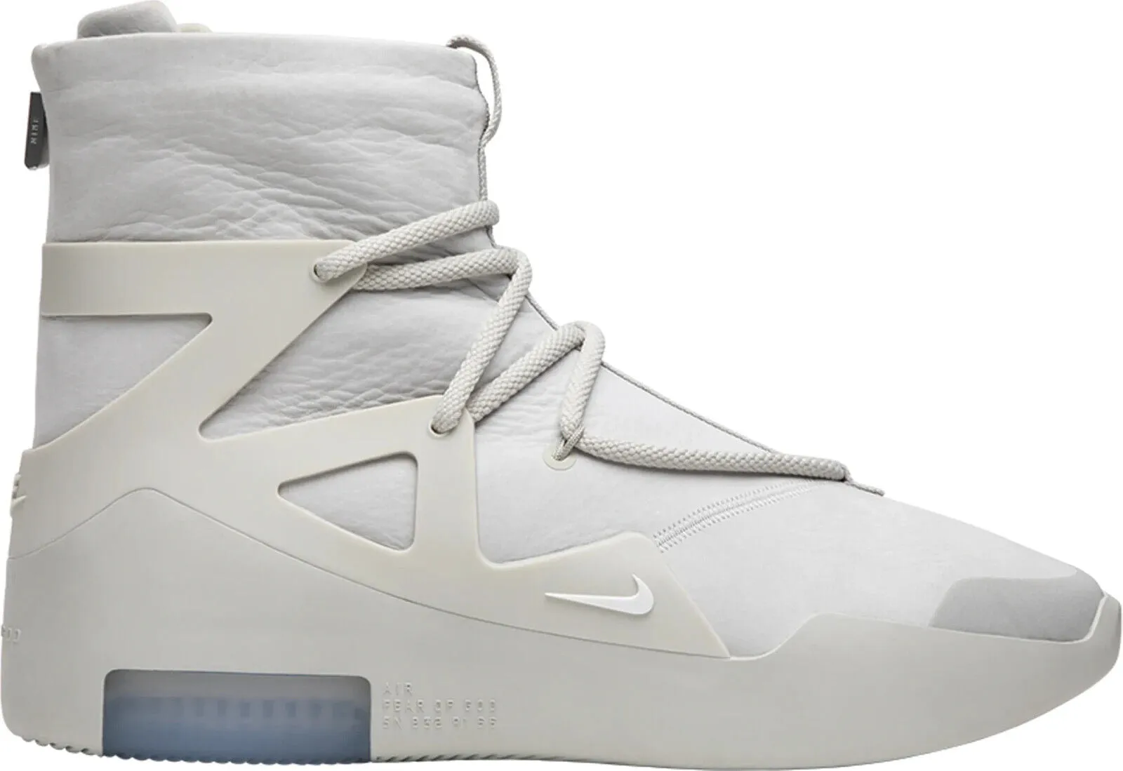 NIKE Fear Of God Air 1 Mens Sail Light Bone Leather Lot High Top Sneaker 13