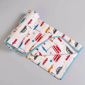 Off-We-Go! Muslin Cozy Blanket
