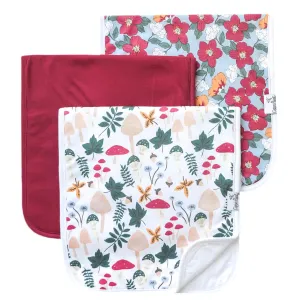Premium Burp Cloth Set in Ivy