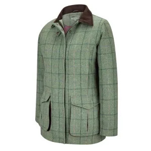 Roslin Ladies Technical Tweed Field Coat In Spring Bracken