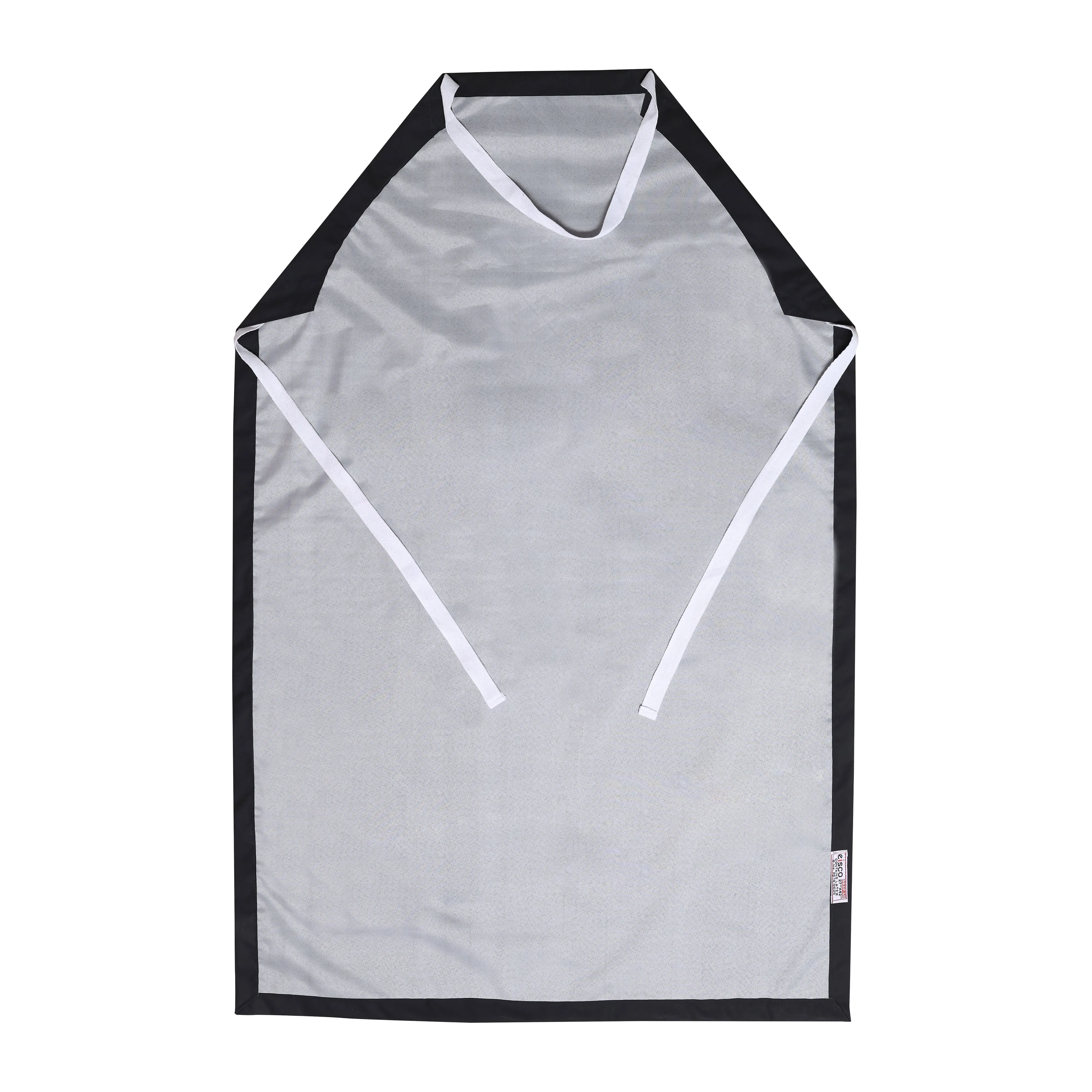 Rubber Vinyl Apron, Large (27"W x 42"L) - Black
