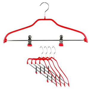 Silhouette, 40-FK, Pant Bar with Two Clips, New Red