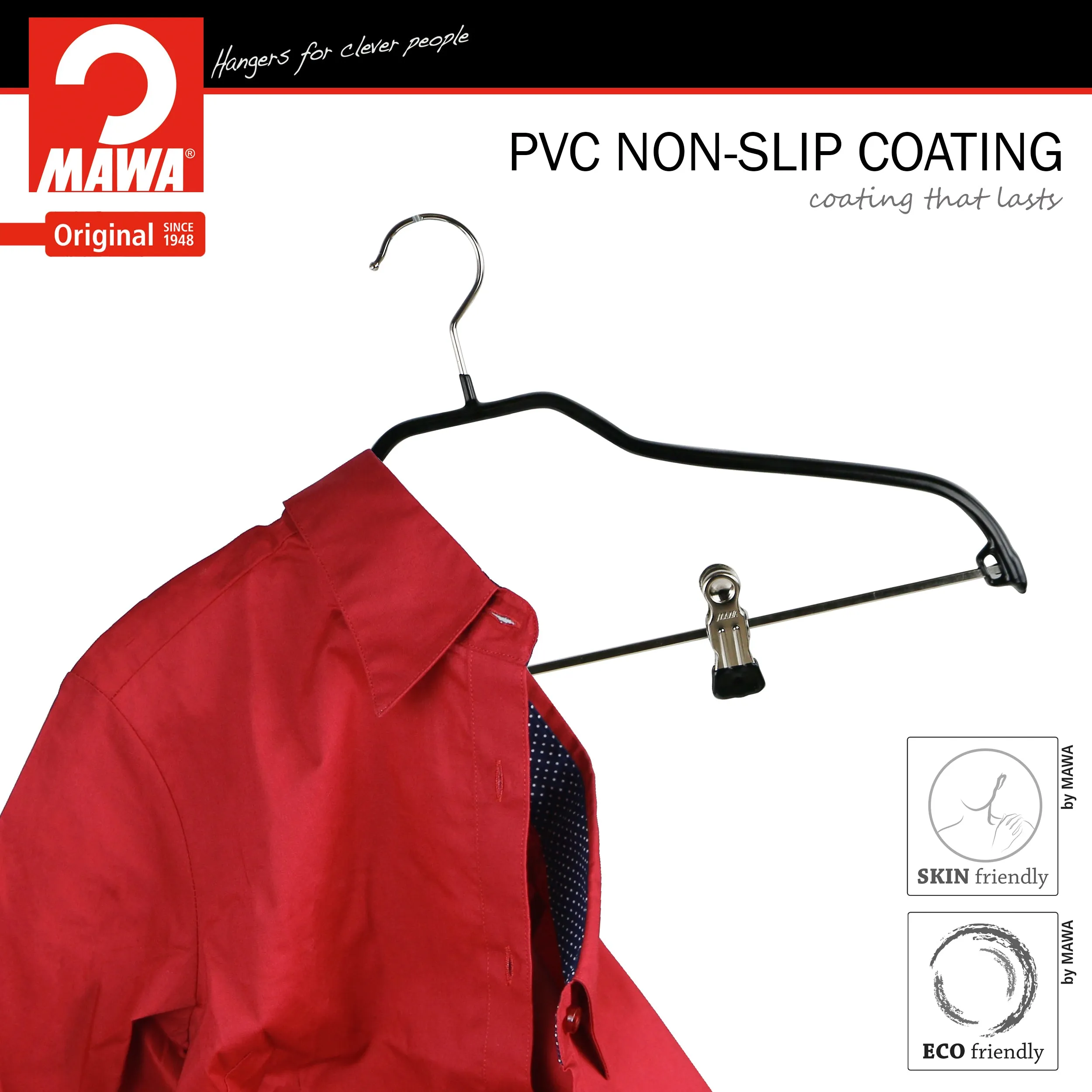 Silhouette, 40-FK, Pant Bar with Two Clips, New Red