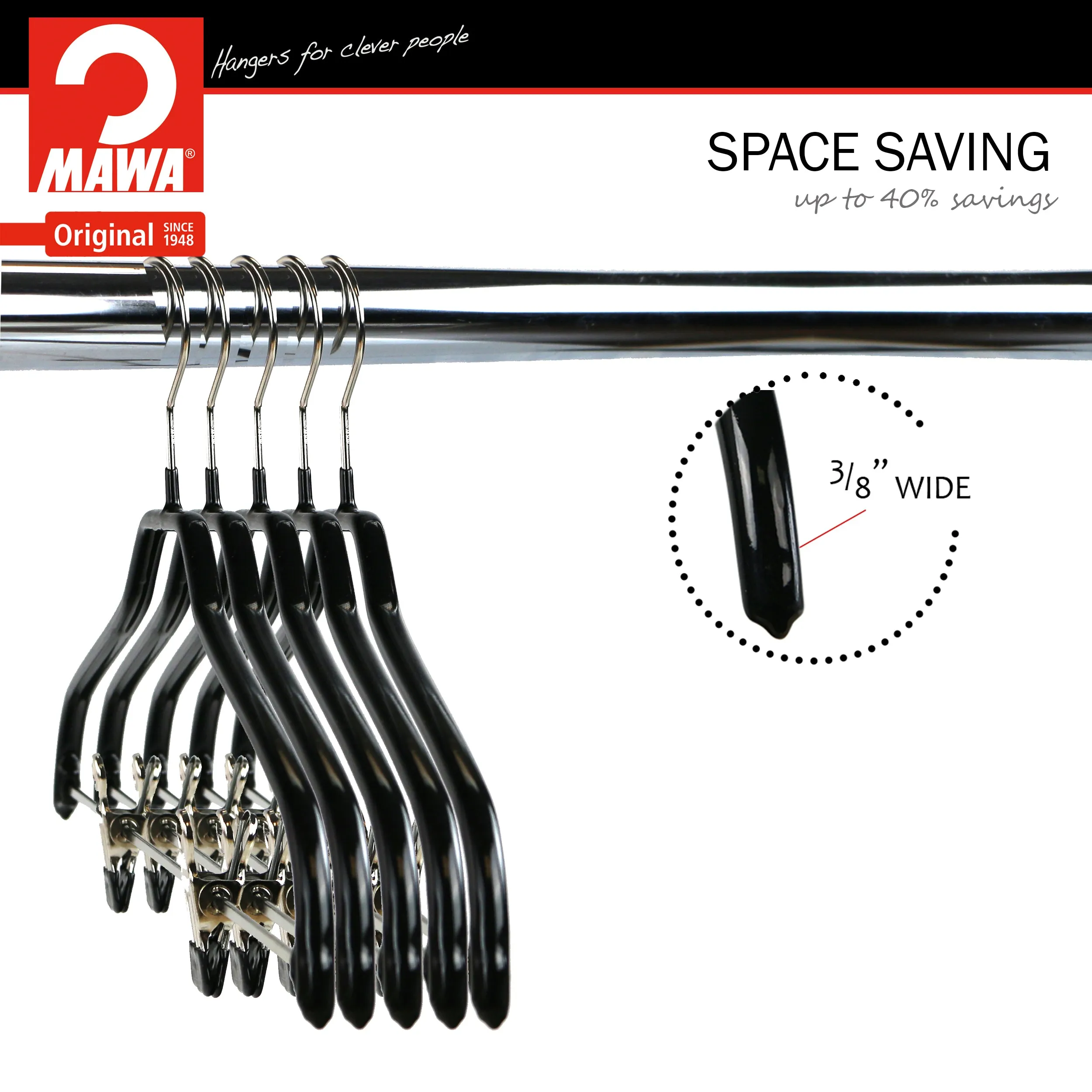 Silhouette, 40-FK, Pant Bar with Two Clips, New Red