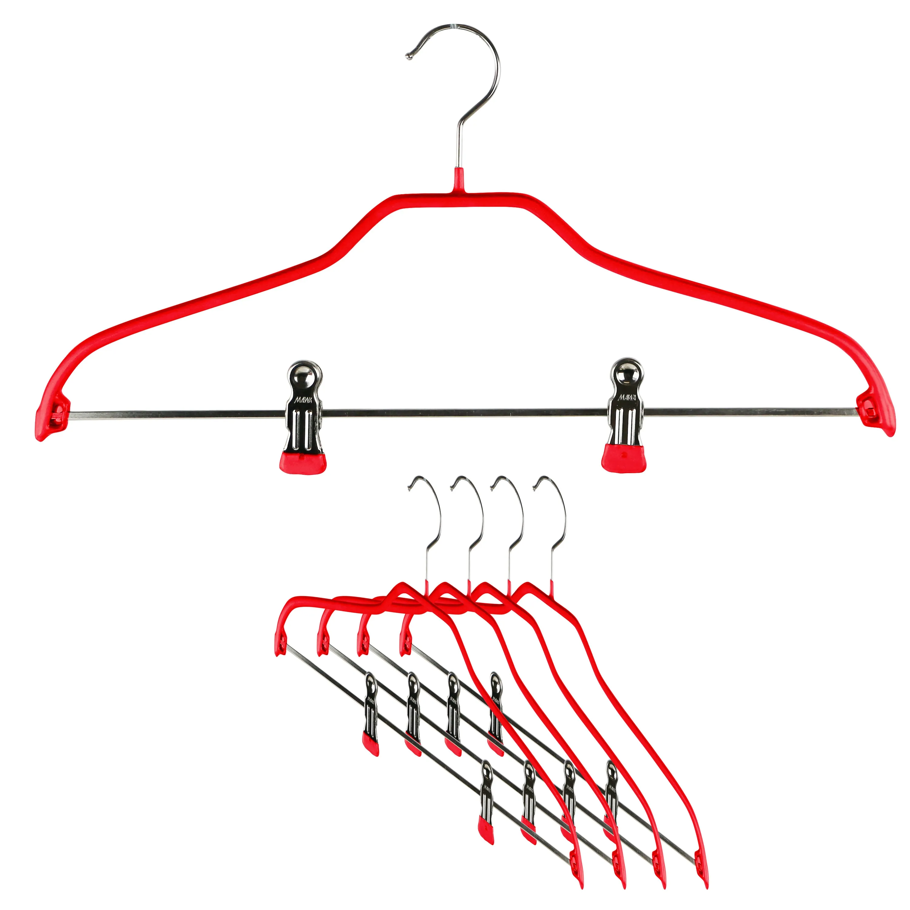 Silhouette, 40-FK, Pant Bar with Two Clips, New Red
