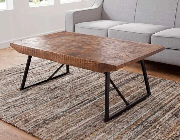 Walden Parquet 3-Piece Occasional Set (Cocktail & 2 End Tables)